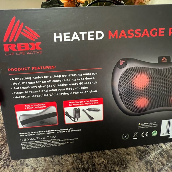 NIB RBX Neck and Back Massager - Picture 7 of 7